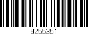 Código de barras (EAN, GTIN, SKU, ISBN): '9255351'
