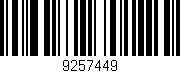 Código de barras (EAN, GTIN, SKU, ISBN): '9257449'