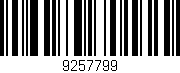 Código de barras (EAN, GTIN, SKU, ISBN): '9257799'