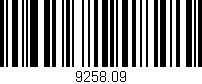 Código de barras (EAN, GTIN, SKU, ISBN): '9258.09'