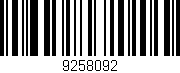 Código de barras (EAN, GTIN, SKU, ISBN): '9258092'