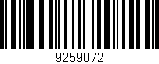 Código de barras (EAN, GTIN, SKU, ISBN): '9259072'