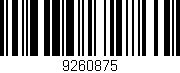 Código de barras (EAN, GTIN, SKU, ISBN): '9260875'