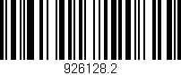 Código de barras (EAN, GTIN, SKU, ISBN): '926128.2'