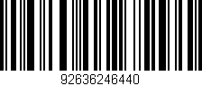 Código de barras (EAN, GTIN, SKU, ISBN): '92636246440'