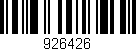 Código de barras (EAN, GTIN, SKU, ISBN): '926426'