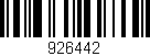 Código de barras (EAN, GTIN, SKU, ISBN): '926442'