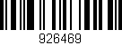 Código de barras (EAN, GTIN, SKU, ISBN): '926469'