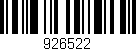 Código de barras (EAN, GTIN, SKU, ISBN): '926522'