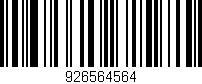 Código de barras (EAN, GTIN, SKU, ISBN): '926564564'