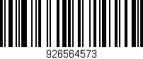 Código de barras (EAN, GTIN, SKU, ISBN): '926564573'