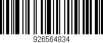 Código de barras (EAN, GTIN, SKU, ISBN): '926564834'