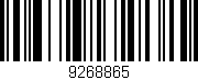 Código de barras (EAN, GTIN, SKU, ISBN): '9268865'