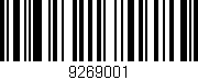 Código de barras (EAN, GTIN, SKU, ISBN): '9269001'