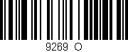 Código de barras (EAN, GTIN, SKU, ISBN): '9269_O'