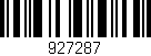 Código de barras (EAN, GTIN, SKU, ISBN): '927287'