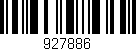 Código de barras (EAN, GTIN, SKU, ISBN): '927886'