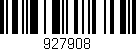 Código de barras (EAN, GTIN, SKU, ISBN): '927908'