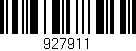 Código de barras (EAN, GTIN, SKU, ISBN): '927911'