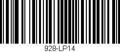 Código de barras (EAN, GTIN, SKU, ISBN): '928-LP14'