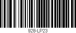 Código de barras (EAN, GTIN, SKU, ISBN): '928-LP23'