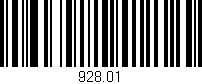 Código de barras (EAN, GTIN, SKU, ISBN): '928.01'