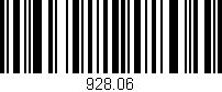 Código de barras (EAN, GTIN, SKU, ISBN): '928.06'