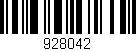 Código de barras (EAN, GTIN, SKU, ISBN): '928042'