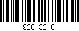 Código de barras (EAN, GTIN, SKU, ISBN): '92813210'
