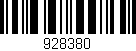 Código de barras (EAN, GTIN, SKU, ISBN): '928380'