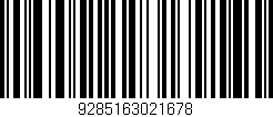 Código de barras (EAN, GTIN, SKU, ISBN): '9285163021678'