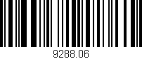 Código de barras (EAN, GTIN, SKU, ISBN): '9288.06'