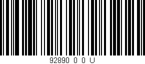 Código de barras (EAN, GTIN, SKU, ISBN): '92890_0_0_U'