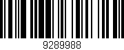 Código de barras (EAN, GTIN, SKU, ISBN): '9289988'