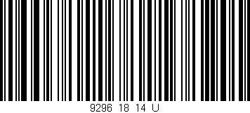 Código de barras (EAN, GTIN, SKU, ISBN): '9296_18_14_U'