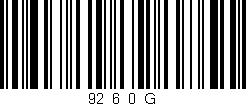 Código de barras (EAN, GTIN, SKU, ISBN): '92_6_0_G'