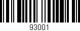 Código de barras (EAN, GTIN, SKU, ISBN): '93001'