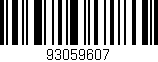 Código de barras (EAN, GTIN, SKU, ISBN): '93059607'