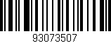 Código de barras (EAN, GTIN, SKU, ISBN): '93073507'