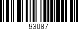 Código de barras (EAN, GTIN, SKU, ISBN): '93087'