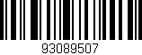 Código de barras (EAN, GTIN, SKU, ISBN): '93089507'