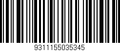 Código de barras (EAN, GTIN, SKU, ISBN): '9311155035345'