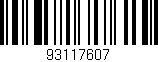 Código de barras (EAN, GTIN, SKU, ISBN): '93117607'