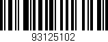 Código de barras (EAN, GTIN, SKU, ISBN): '93125102'