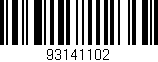 Código de barras (EAN, GTIN, SKU, ISBN): '93141102'