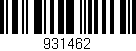Código de barras (EAN, GTIN, SKU, ISBN): '931462'