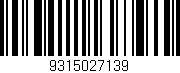 Código de barras (EAN, GTIN, SKU, ISBN): '9315027139'