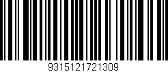 Código de barras (EAN, GTIN, SKU, ISBN): '9315121721309'