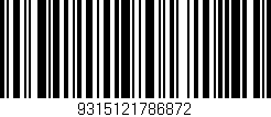 Código de barras (EAN, GTIN, SKU, ISBN): '9315121786872'