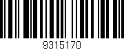 Código de barras (EAN, GTIN, SKU, ISBN): '9315170'
